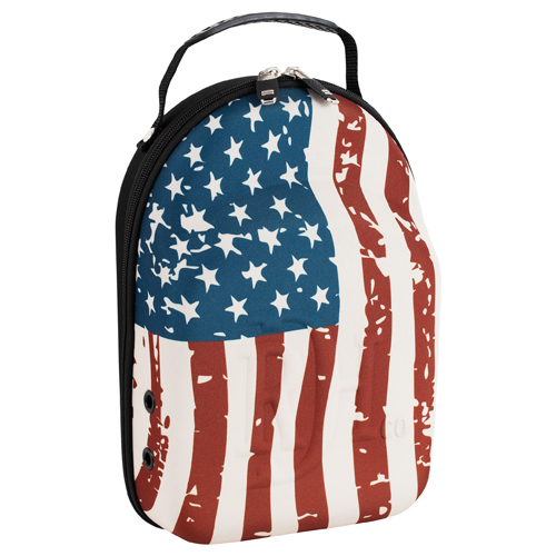 RED DIRT HAT COMPANY AMERICAN FLAG CAP CARRIER W/SUNGLASS CASE