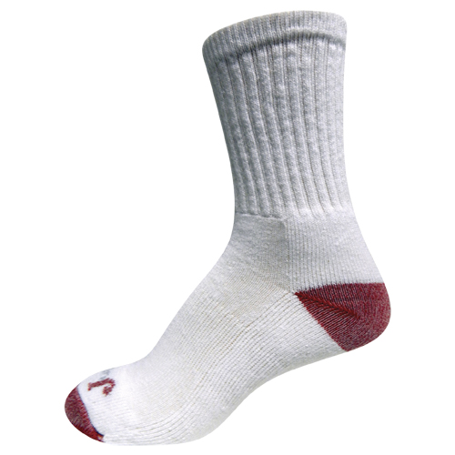 JUSTIN YOUTH CREW, WHITE 3 PACK, SIZE MEDIUM