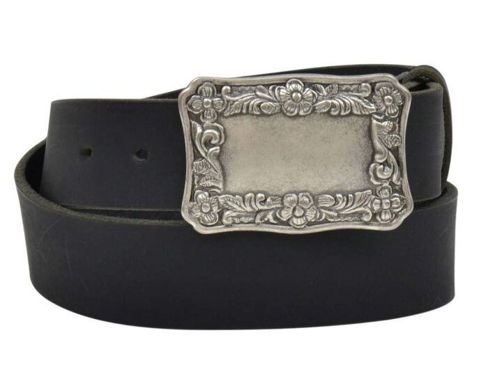 Angel Ranch 1 1/2" Black Ladies' Western Basic Belt