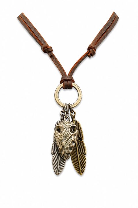 Twister Men's Necklace Feather Arrow