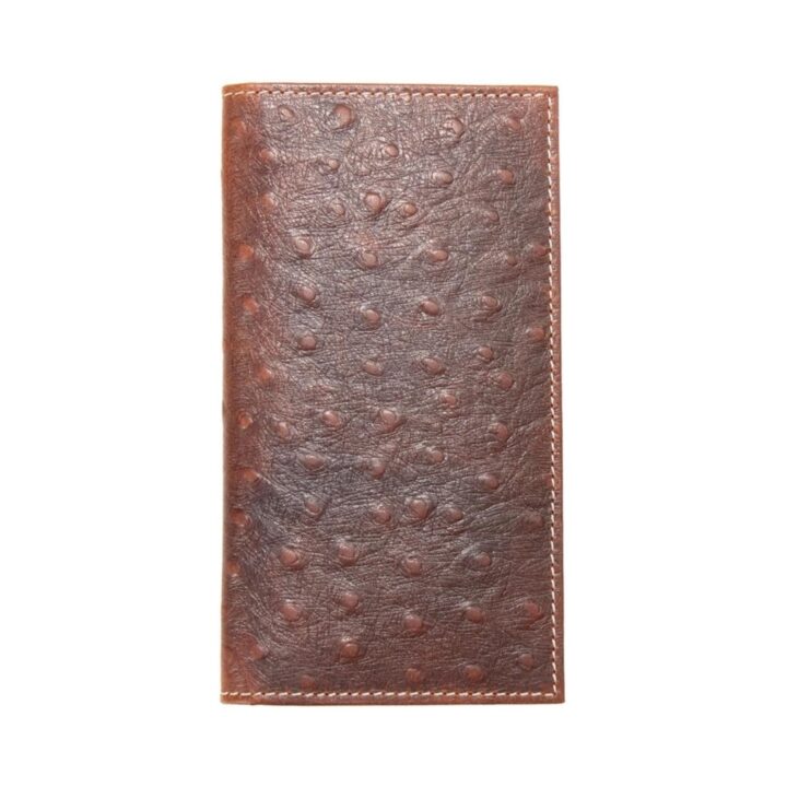 Nocona Belt Co. Men's Ostrich Leather Rodeo Wallet