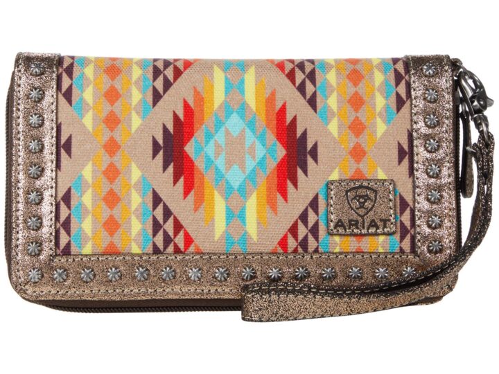 ARIAT Women's Southwestern Cruiser Clutch Handbag, Multicolored, One Size