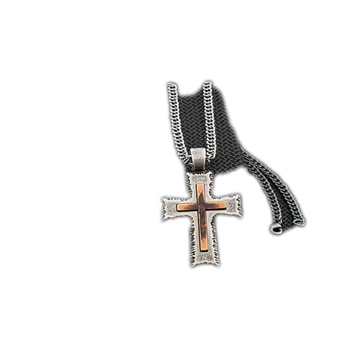 M&F Western Products TWISTER Men's 22" Cross Necklace