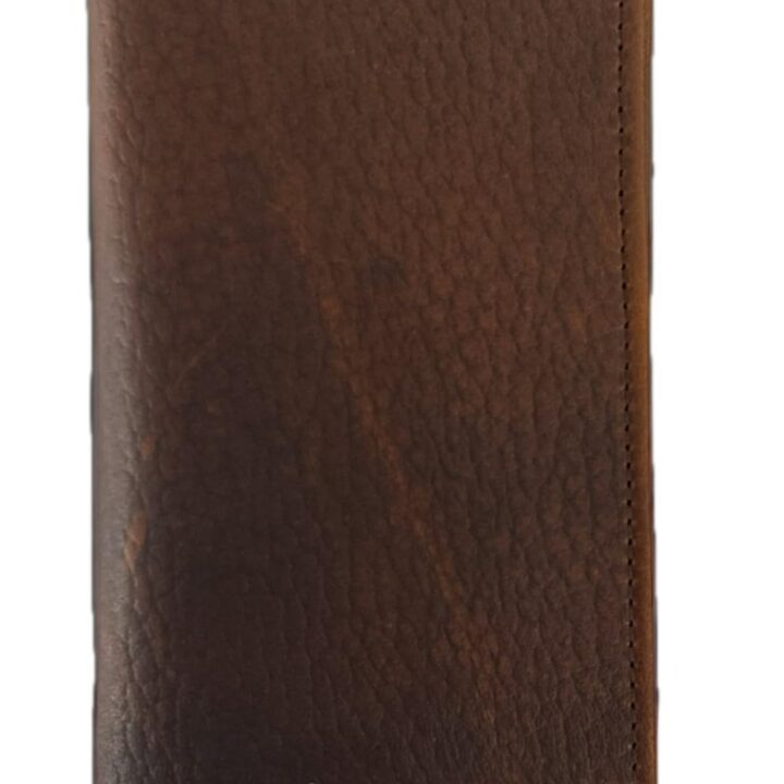 Twisted X Mens Rodeo Wallet Leather Distressed Leather Brown XWW-17
