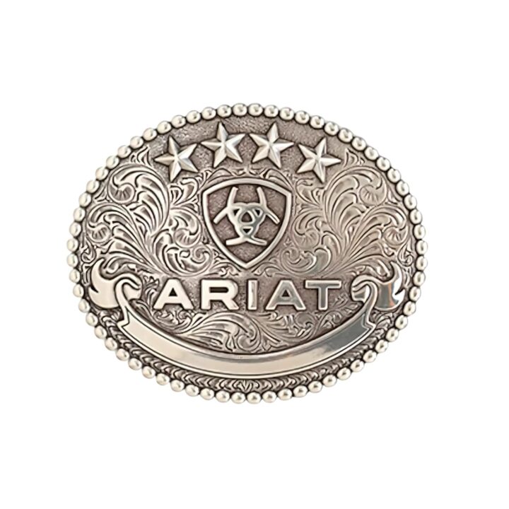 ARIAT Oval Stars and Shield Belt Buckle