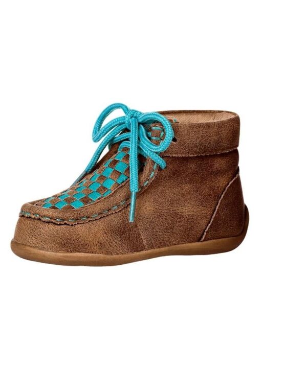 M&F Western Kids Baby Boy's Cassidy (Toddler) Brown/Blue 6 Toddler