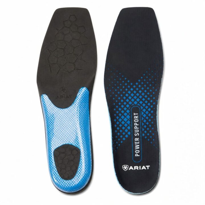 ARIAT Men's Power Support Insole, Wide Square Toe, Arch Support, 10