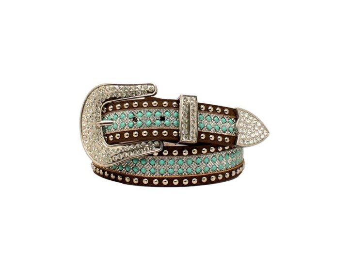 M&F Western Angel Ranch Turquoise Stones Brown LG
