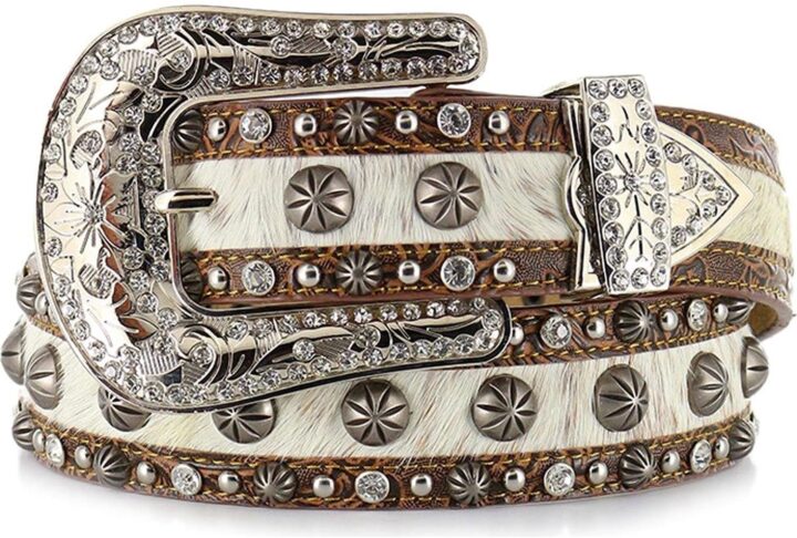 Angel Ranch 1 1/2" Brown Ladies' Fashion Belt