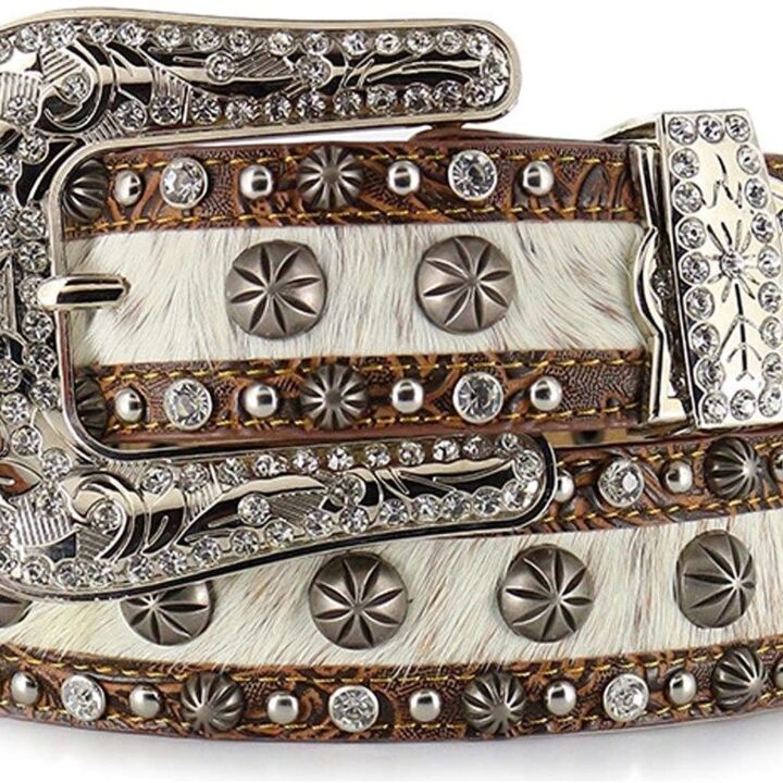 Angel Ranch 1 1/2" Brown Ladies' Fashion Belt