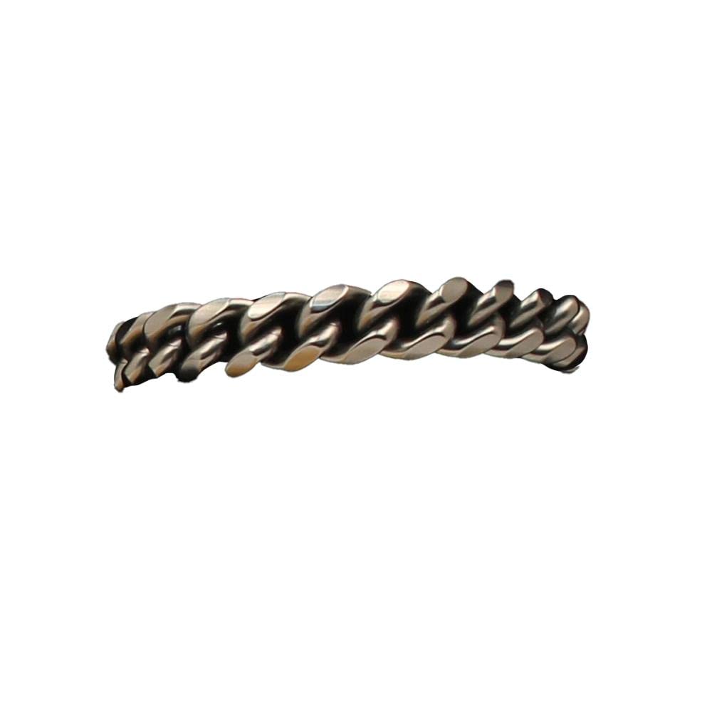 Silver Strike M&F Western Gun Metal Chain Link Bracelet
