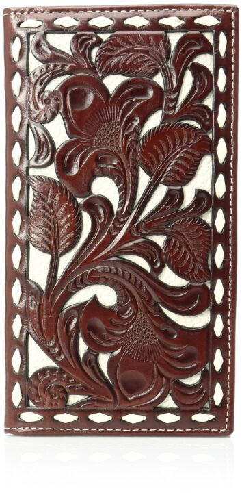 Nocona Men's Floral Bone Buck Inlay Rodeo, Tan, One Size