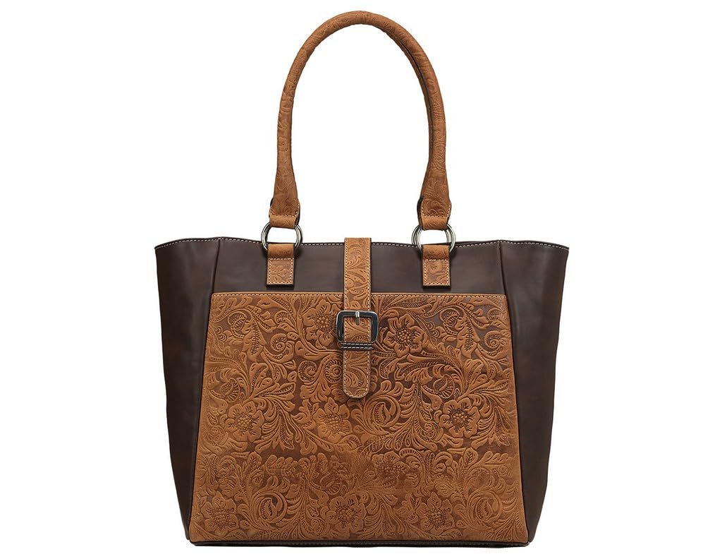 Nocona Belt Co. Western Handbag Womens Clara Concealed Carry Brown N770016002