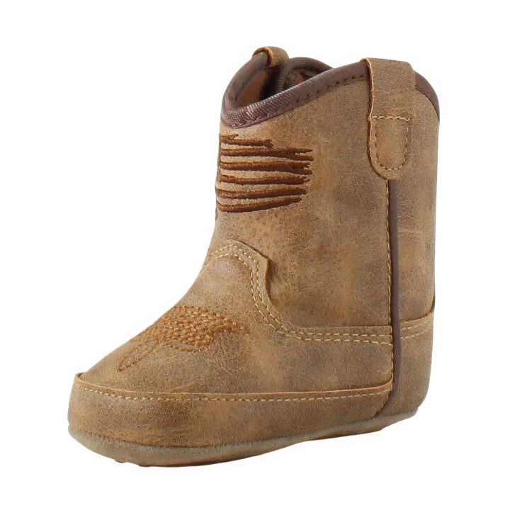 ARIAT Unisex Infant Lil Stompers Boot, Brown Patriot Anthem, 0