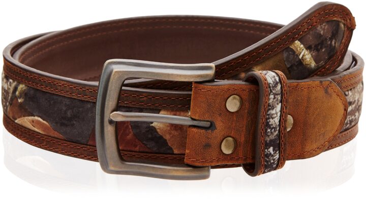 Nocona Mens Camo Center Inlay Belt Mossy Oak N24362222