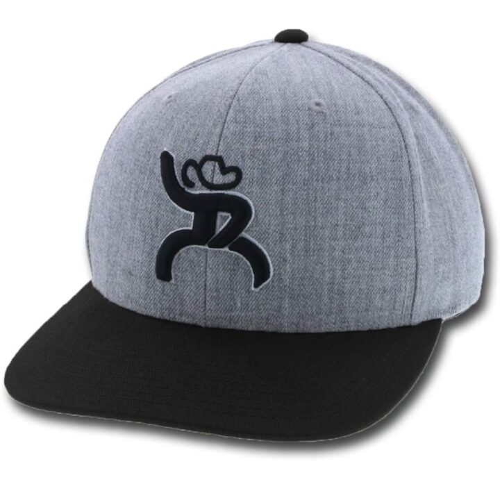 HOOEY Men’s Roughy Adjustable Snapback Hat (Grey)