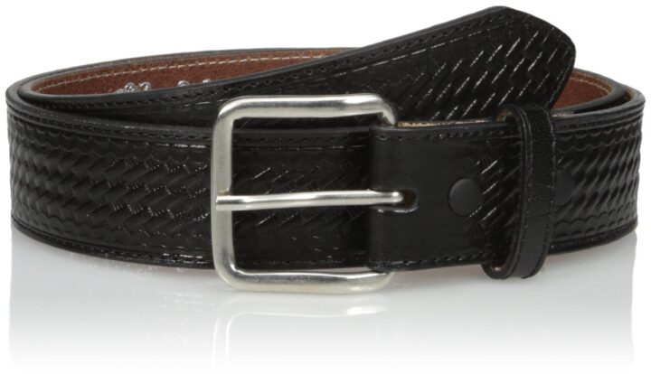 Nocona Mens Black Basket Money Belt N1012001
