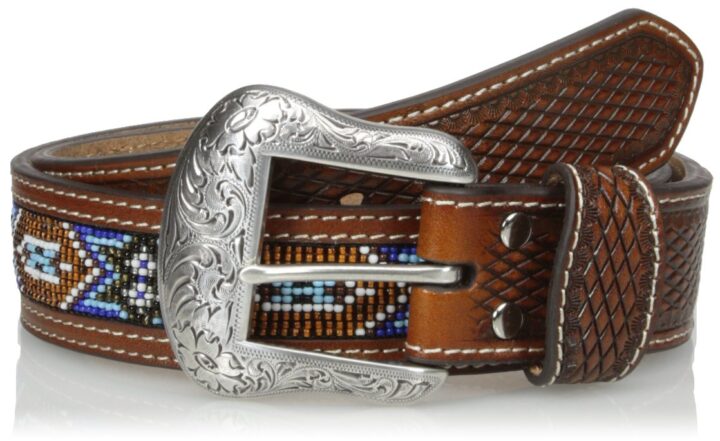 Nocona Men's Multi Tribal Bead, Tan, 42