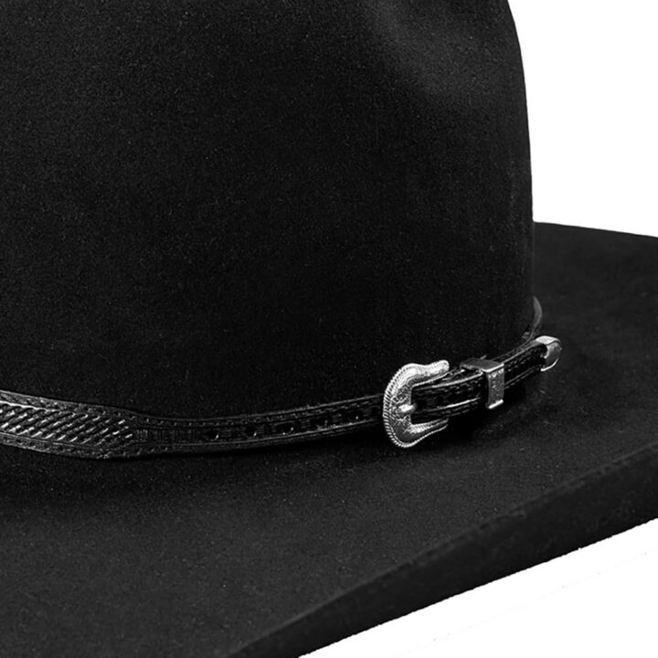 M&F Western 02346 Adults 1/2-in Stamped Leather Buckled Hatband One Size