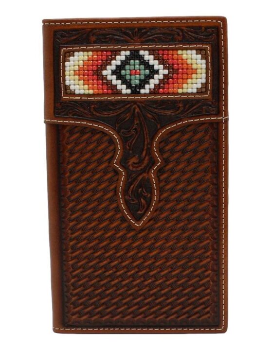 Nocona Men's Southwestern Beaded Rodeo Wallet No Color One Size