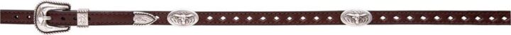 3D Brown Western Hatband