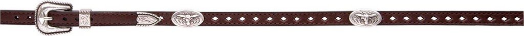 3D Brown Western Hatband