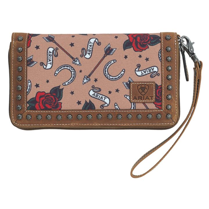 ARIAT CLUTCH CRUISER MATCHER ROSE ARROWS TAN