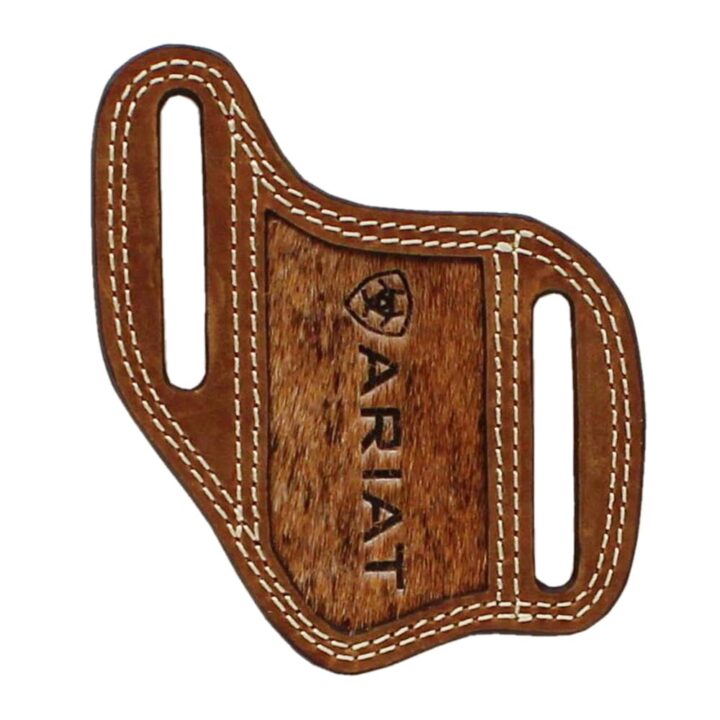 ARIAT Leather Calf Hair Brown Sheath