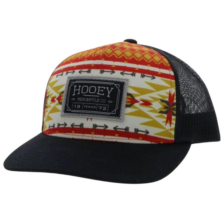 HOOEY Doc Trucker Cap w/Black/White Rect Patch