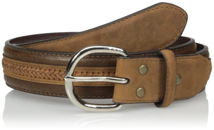 Nocona Men's Middle Leather Weave, Brown, 36