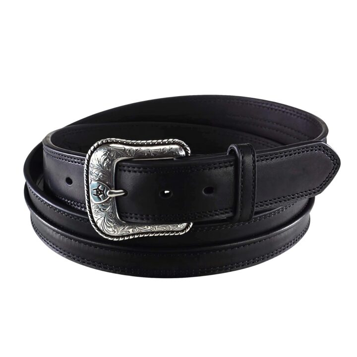 ARIAT Center Bump Belt Black 36