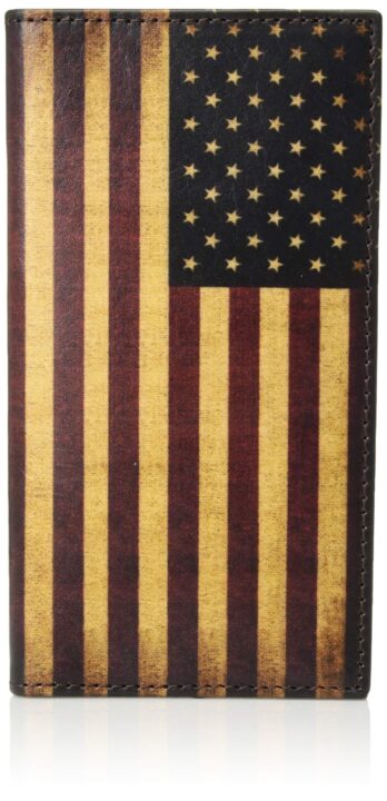 Nocona Belt Co. Nocona Vintage Flag Rodeo Wallet Accessory, Multi-Color, NA