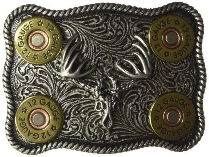 Nocona Men's Bone Collector Shell Buckle, multi/color, One Size