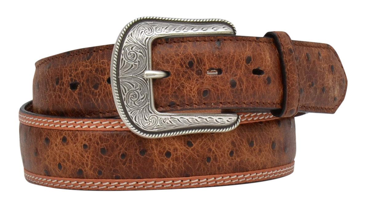 3D 1 1/2" Brown Men's Dress Belt