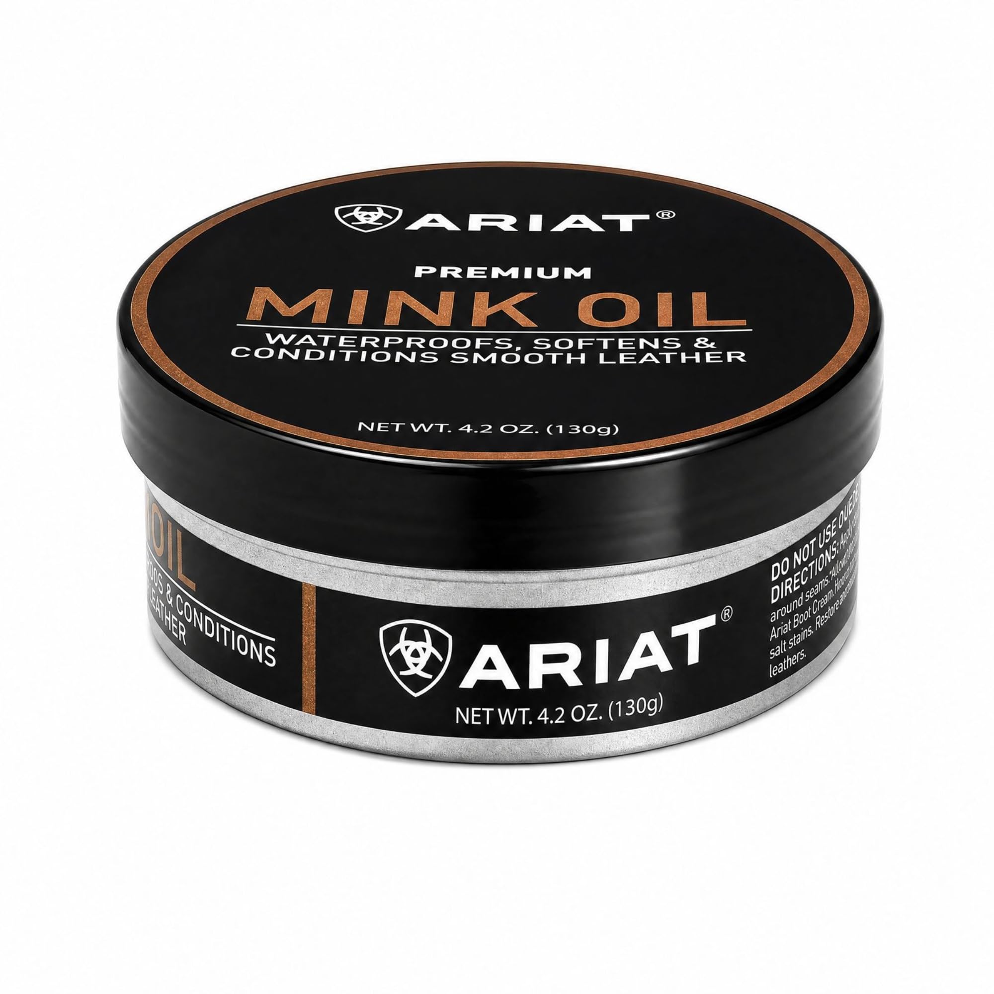ARIAT Mink Oil Paste, Leather Conditioner for Boots and Shoes, 4.2 oz