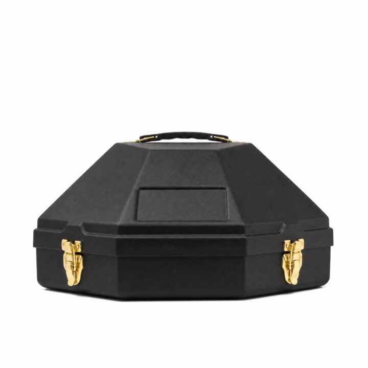 M&F Western Products Hard Shell Cowboy Hat Can Carrier, Black