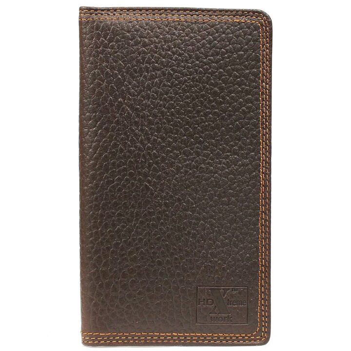 Nocona Men's HDX Rodeo Triple Heavy Duty Stitching Wallet, Brown, OS