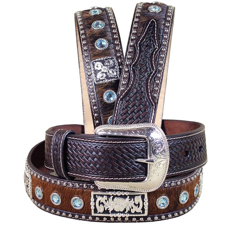 3D 1 1/2" Dark Brown Men's Western Fashion Belt
