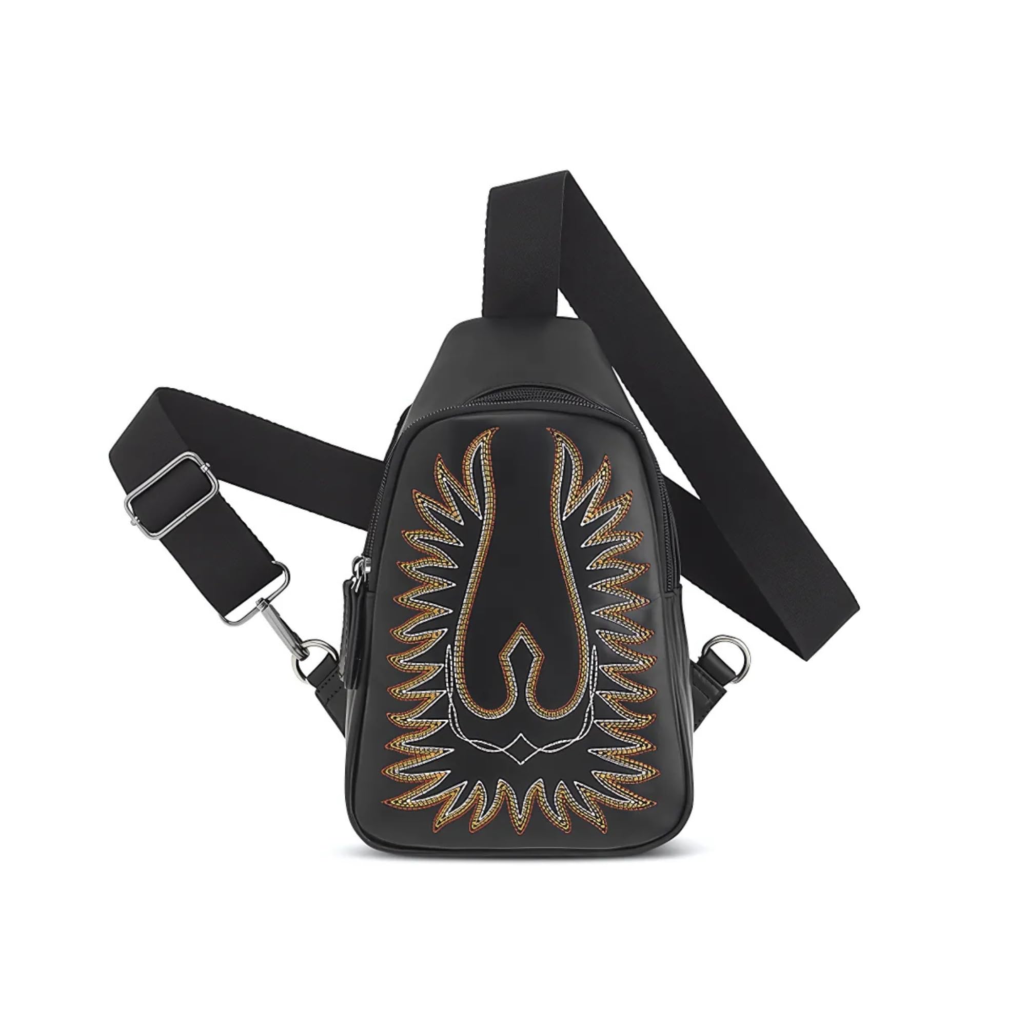 ARIAT Women's Casanova Leather Sling Bag, Black
