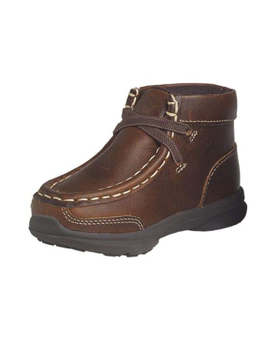 M&F Western Products Boys A443000202 Toddler Garrison Lil Stompers 7 Brown