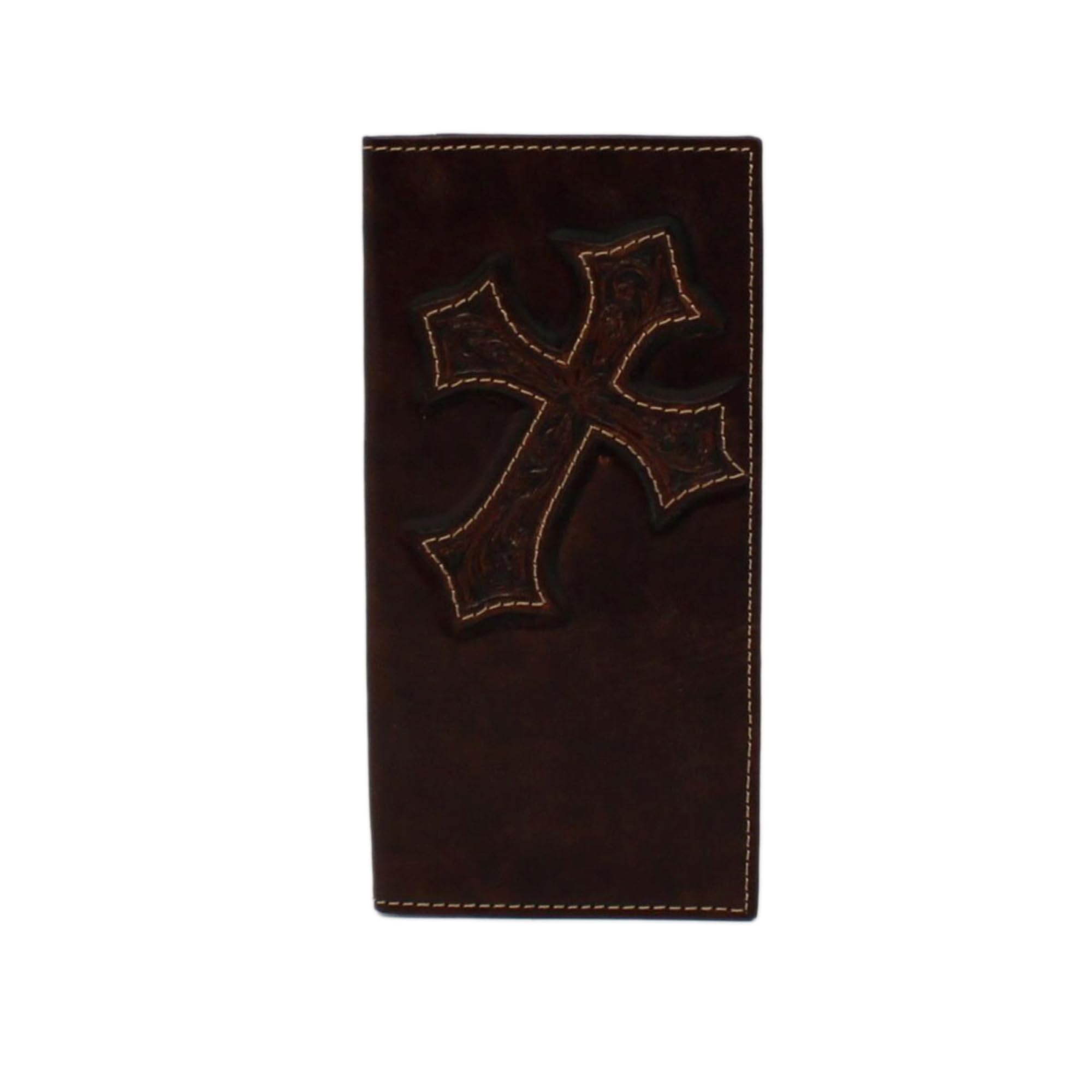 ARIAT Boy's Diagonal Cross Rodeo Brown Wallet