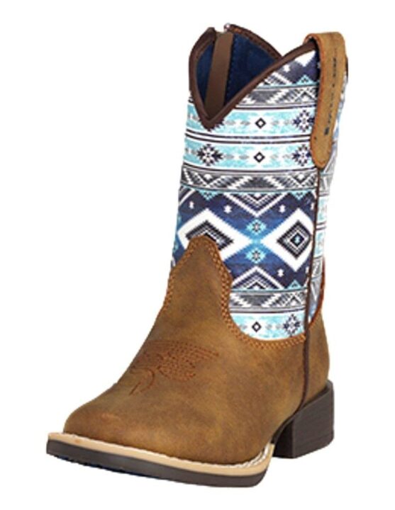 Twister Western Boots Boys Heston Round Toe 10 Child Tan 4448108