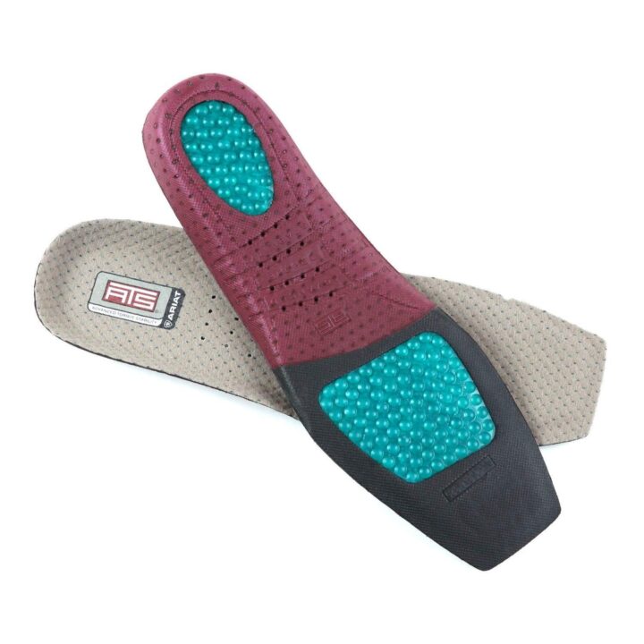 ARIAT Women's ATS Wide Square Toe Insole Footbeds, Multicolored, 11