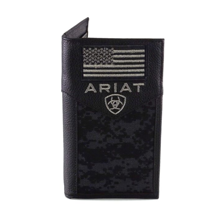 ARIAT Sport Patriot Rodeo Wallet Black One Size