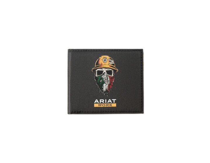 ARIAT Bifold Work Mens Wallet Born 4 This Mexico Black A3401301