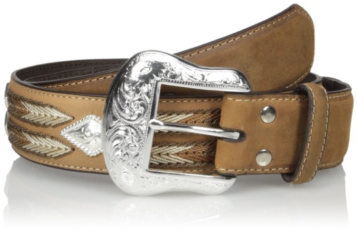 Nocona Men's Diamond Cncho Multi-Stitch, Medium Brown, 36