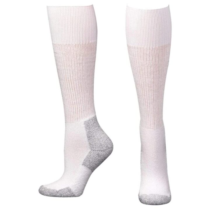 Boot Doctor Men's Over The Calf Socks 3-Pack White