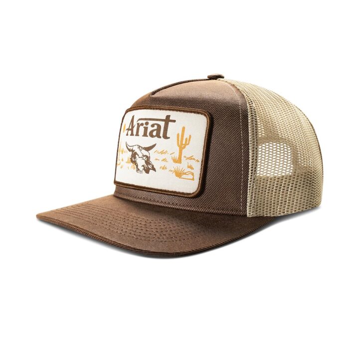 ARIAT Men's Desert Wasteland Scene Patch Cap