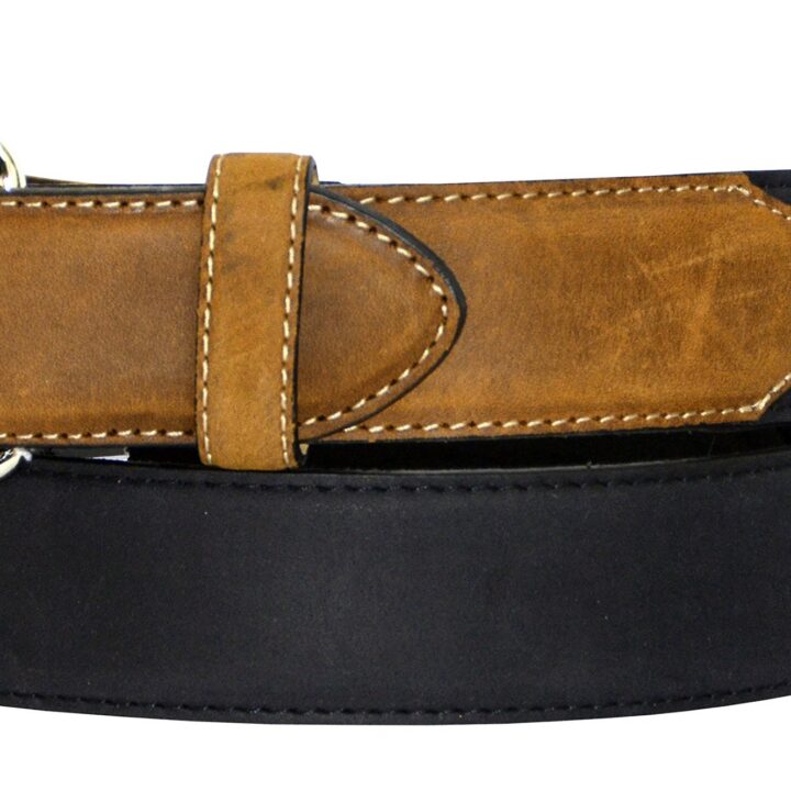 Silver Creek Western Work Belt (BLACK/BROWN 46)