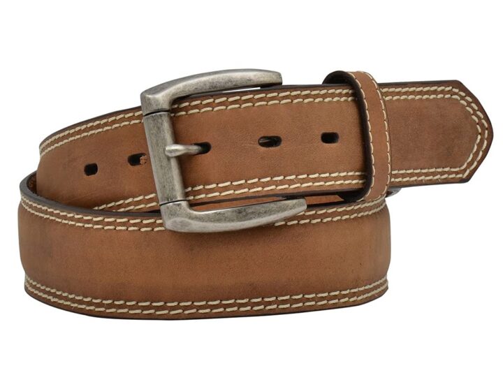 3D 1 1/2" Light Brown Men's Western Basic Belt